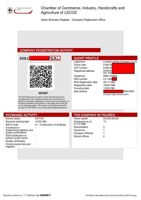 visura camerale gratis con smart card|visura camerale in inglese.